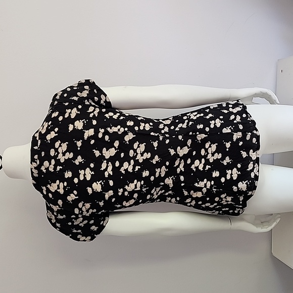 Forever XXI Black tie neck top - Picture 5 of 13